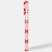 Rood & Wit Bloemendiamanten Case-Mate iPhone Case (Achterkant / Links)