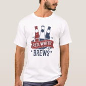 Rood, wit & Brouwen: Patriottisch Bier T-shirt (Voorkant)