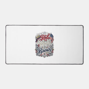 Rood Wit & Brouwsels Patriottisch Bier T-Shirt Ont Bureaumat
