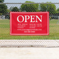Rood Wit Business Open Planning Website Banner