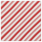 Rood & Wit Candy Cane Stripes (kleinschalig) Stof (Close Up)
