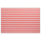 Rood Wit Chevron Zigzag Patroon Ontwerp Stof (Yard (91,4 cm))