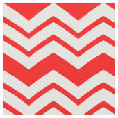 Rood Wit Chevron Zigzag Patroon Ontwerp Stof (Close Up)