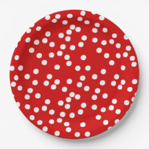 Rood/wit Confetti/pokadots PapierBord