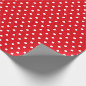 Rood & Wit Dotty Wrapping Papier Gift Wrap (Hoek)