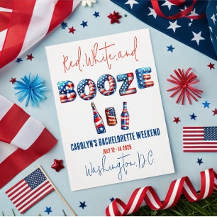 Rood, Wit & Drank, Patriottisch Afscheid Feestje v Kaart