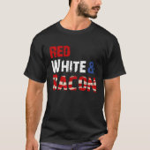 Rood wit en Bacon T-shirt (Voorkant)