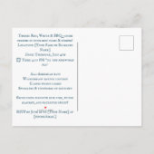 rood, wit en barbecue uitnodiging briefkaart (Achterkant)