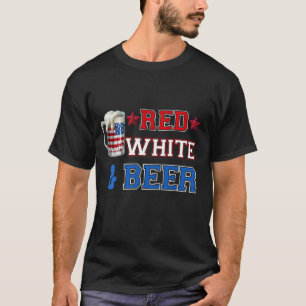 Rood Wit En Bier - USA 4 Juli Drink Gift T-shirt
