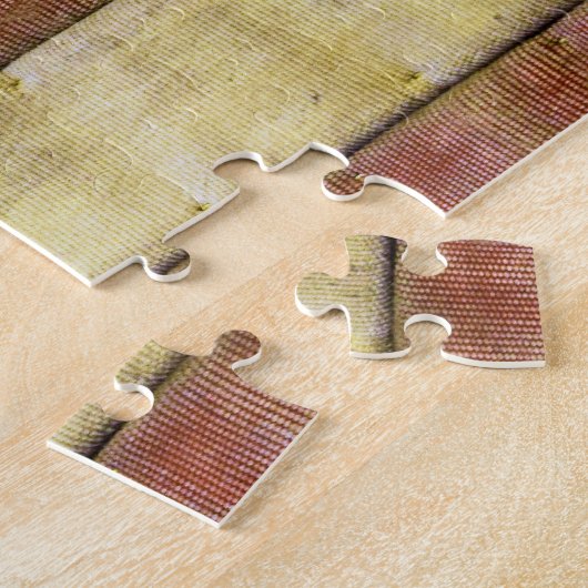 Rood, wit en blauw - 16x20 inch puzzel legpuzzel (Zijkant)