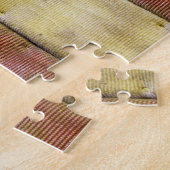 Rood, wit en blauw - 20x20 inch puzzel legpuzzel (Zijkant)