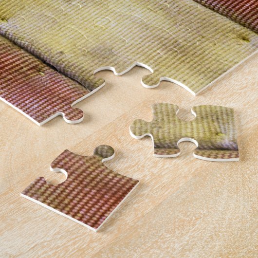 Rood, wit en blauw - 20x20 inch puzzel legpuzzel (Zijkant)