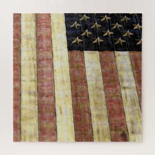 Rood, wit en blauw - 20x20 inch puzzel legpuzzel (Horizontaal)