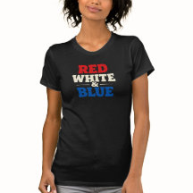 Rood, Wit en Blauw | 4 juli T-shirt voor haar