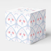 Rood, Wit en Blauw 4 juli Vlag Patroon Bedankdoosjes (Voorkant Zijde)