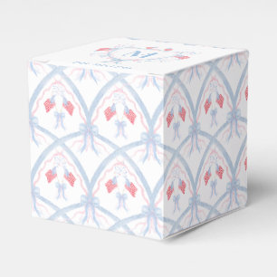 Rood, Wit en Blauw 4 juli Vlag Patroon Bedankdoosjes