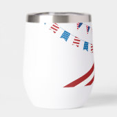 Rood wit en blauw 4 juli Vrijgezellenfeest Swag (Achterkant)