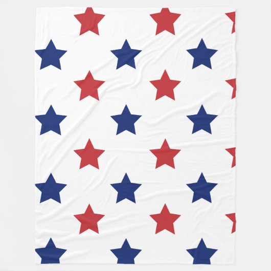 Rood, wit en blauw 60x80 fleece deken (Voorkant)