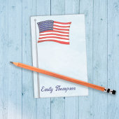 Rood Wit en Blauw Amerikaanse Vlag Custom Post-it® Notes