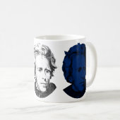 Rood, wit en blauw — Andrew Jackson Koffiemok (Voorkant rechts)