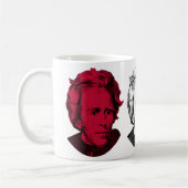 Rood, wit en blauw — Andrew Jackson Koffiemok (Links)