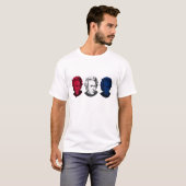 Rood, wit en blauw — Andrew Jackson T-shirt (Voorkant volledig)