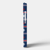 Rood wit en blauw autisch patroon Case-Mate iPhone case (Achterkant / Links)