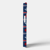 Rood wit en blauw autisch patroon Case-Mate iPhone case (Achterkant / Rechts)