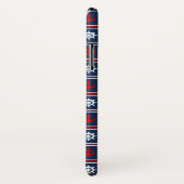 Rood wit en blauw autisch patroon Case-Mate iPhone case (Achterkant / rechts)