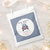 Rood wit en blauw Baby shower gunst Bedankzakje (Geknipt)