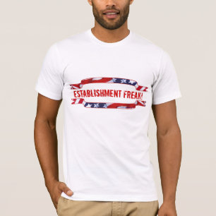 Rood, wit en blauw banners t-shirt