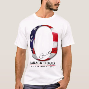 Rood, wit en blauw - Barack Obama voor President T-shirt