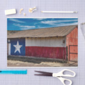 Rood, wit en blauw Barn - met sterren! Tissuepapier (Craft)