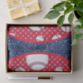 Rood Wit en Blauw Baseball Papier Bord (Geschenk)