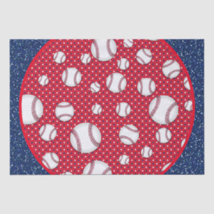 Rood Wit en Blauw Baseball Papier Bord