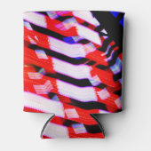 Rood wit en blauw blikjeskoeler (Voorkant)