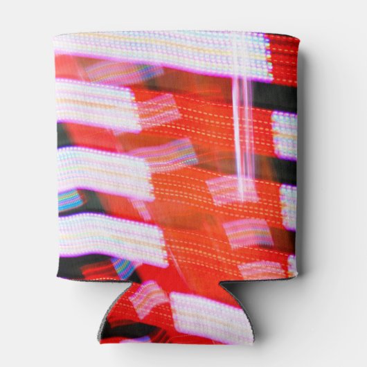 Rood wit en blauw blikjeskoeler (Achterkant)