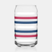 Rood, wit en blauw blikvorm glas (Voorkant)