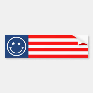 Rood, wit en blauw bumpersticker