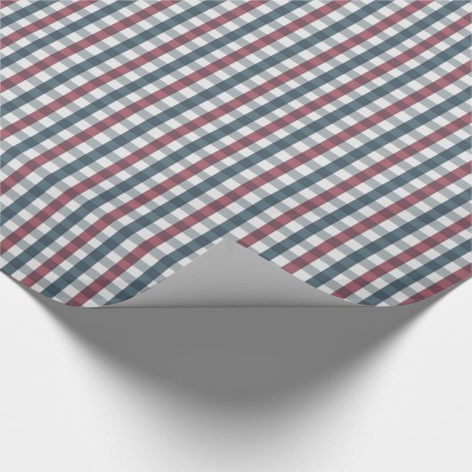 Rood, wit en blauw cadeaupapier (Hoek)