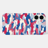 Rood wit en blauw Camouflage Case-Mate iPhone Case (Achterkant (horizontaal))
