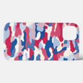 Rood wit en blauw Camouflage Case-Mate iPhone Case (Achterkant (horizontaal))