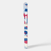 Rood wit en blauw Camouflage Case-Mate iPhone Case (Achterkant / Links)