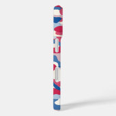 Rood wit en blauw Camouflage Case-Mate iPhone Case (Achterkant / Rechts)