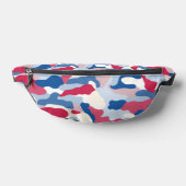 Rood wit en blauw Camouflage Heuptasje (Liggend)