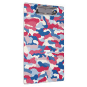 Rood wit en blauw Camouflage Klembord (Rechts)
