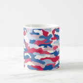 Rood wit en blauw Camouflage Koffiemok (Center)