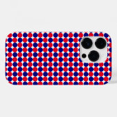 Rood, wit en blauw Case-Mate iPhone case (Achterkant (horizontaal))
