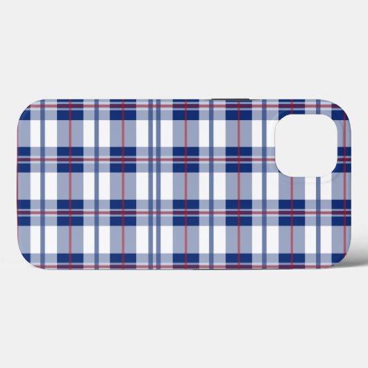 Rood, wit en blauw Case-Mate iPhone case (Achterkant (horizontaal))