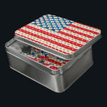 Rood, Wit en Blauw Daisies American Flag Puzzel<br><div class="desc">Deze schattige en patriottische puzzel heeft een Amerikaanse vlag met rode,  witte en blauwe daisy bloemen.</div>